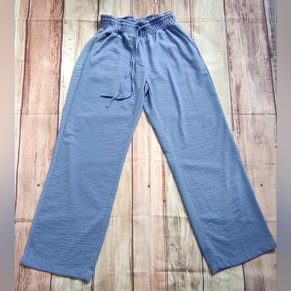 Women's Blue Straight Leg Pants